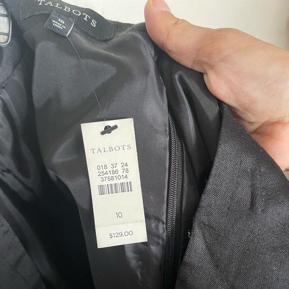 NWT Talbots Silk & Wool Blend Bow Detail Skirt - Picture 7 of 8